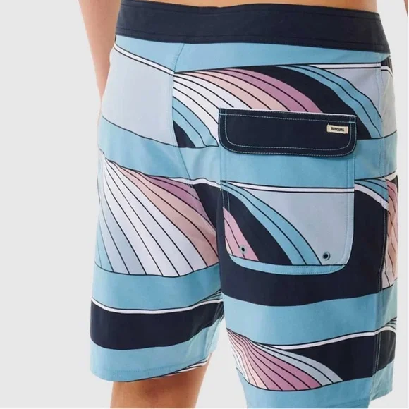 Rip Curl Mirage Surf Revival Lines Board/ Swimming Shorts - Picture 4 of 12